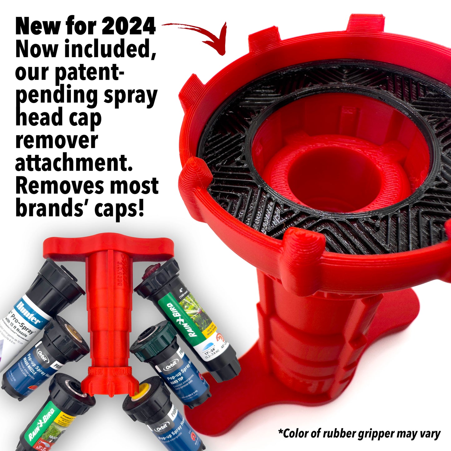 Sprinkler SHIRT (Sprinkler Head and Irrigation Removal and Replacement Tool) 4-in-1 Tool
