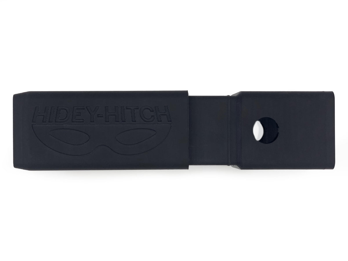 Original Regular Hidey-Hitch, closed side view showing the hitch-pin opening.
